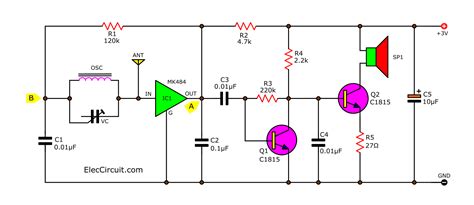 Here we have explained the <b>RF Transmitter and Receiver Circuit</b> by controlling the LEDs wirelessly using RF. . Am radio circuit diagram pdf